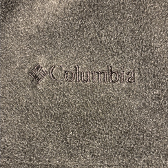 Columbia Men's charcoal Zip-Up Fleece Sweater - Picture 3 of 4